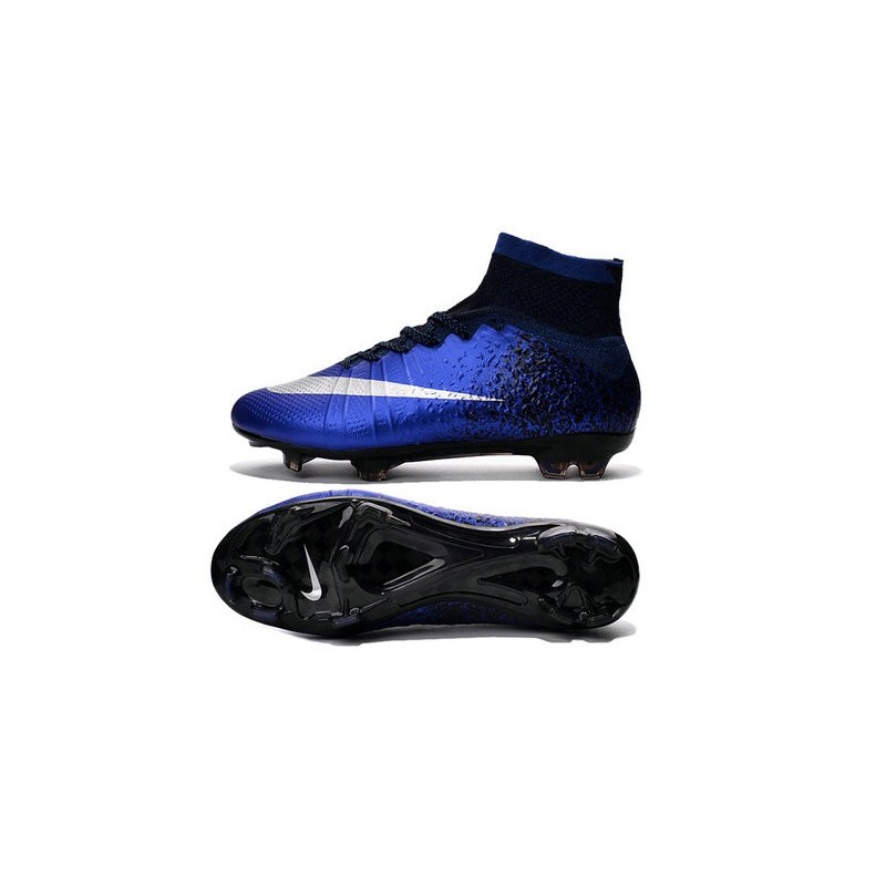 Nike Women's Mercurial SuperFly V FG Soccer Cleats (Blue