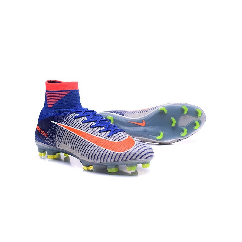 Nike High Top Mercurial Superfly V FG Soccer Cleat Camo