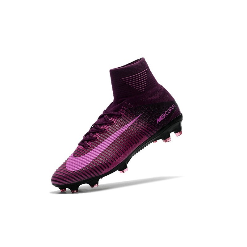 nike mercurial black and purple
