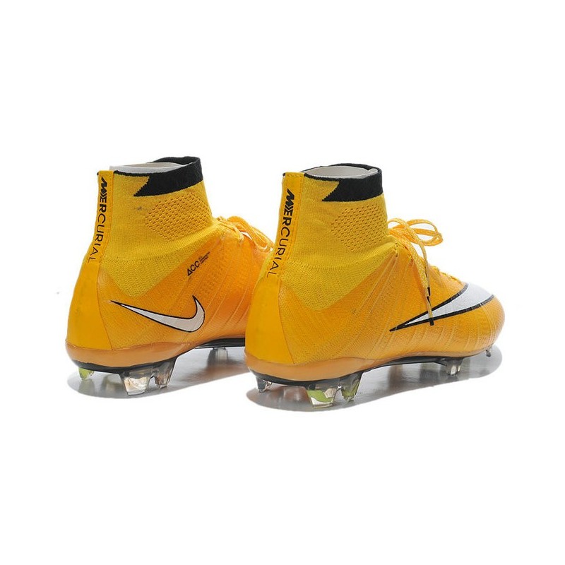 nike mercurial orange cleats