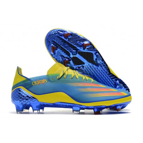 adidas X Ghosted .1 FG Boot X-Men Cyclops - Blue /Vivid Red/ Bright Yellow LIMITED EDITION