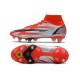 Nike Mercurial Superfly VIII Elite SG PRO AC Chile Red Black White Total Orange