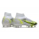 Nike Mercurial Superfly VIII Elite SG PRO AC White Black Metallic Silver Volt