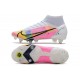 Nike Mercurial Superfly VIII Elite SG PRO AC Dragonfly - White Metallic Silver Dark Raisin