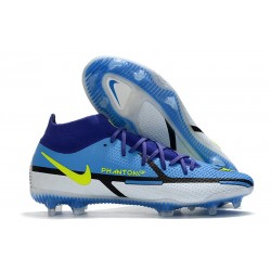 Nike Phantom GT2 Elite DF FG Recharge - Sapphire Volt Grey Fog Blue Void