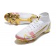 Nike Mercurial Superfly VIII Elite DF FG White Golden Pink