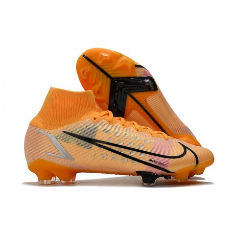 Nike Mercurial Superfly VIII Elite DF FG Orange Black