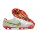 Nike Tiempo Legend IX Elite FG Leather White Black Bright Crimson Pink Blast