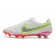 Nike Tiempo Legend IX Elite FG Leather White Black Bright Crimson Pink Blast