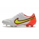 Nike Tiempo Legend IX Elite FG Motivation - White Volt Bright Crimson