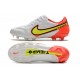 Nike Tiempo Legend IX Elite FG Motivation - White Volt Bright Crimson