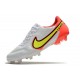 Nike Tiempo Legend IX Elite FG Motivation - White Volt Bright Crimson