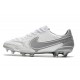 Nike Tiempo Legend IX Elite FG Leather White Grey