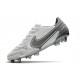 Nike Tiempo Legend IX Elite FG Leather White Grey