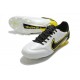 Nike Tiempo Legend IX Elite FG Leather White Dark Smoke Grey Black Yellow Strike