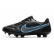 Nike Tiempo Legend IX Elite FG Leather Renew - Black Iron Grey