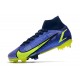 Nike Mercurial Superfly VIII Elite DF FG Recharge - Sapphire Volt Blue Void