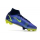 Nike Mercurial Superfly VIII Elite DF FG Recharge - Sapphire Volt Blue Void