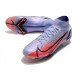 Nike Mercurial Superfly VIII Elite DF FG Mbappe Light Thistle Metallic Silver