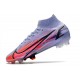 Nike Mercurial Superfly VIII Elite DF FG Mbappe Light Thistle Metallic Silver