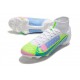 Nike Mercurial Superfly VIII Elite DF FG White Blue Volt