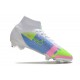 Nike Mercurial Superfly VIII Elite DF FG White Blue Volt