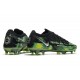 Nike Phantom GT2 Elite FG Shockwave - Black Metallic Platinum Green Strike