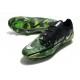 Nike Phantom GT2 Elite FG Shockwave - Black Metallic Platinum Green Strike