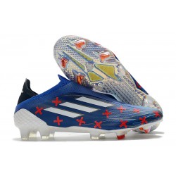 adidas X Speedflow + FG 11/11 - Bold Blue/ Footwear White/ Vivid Red