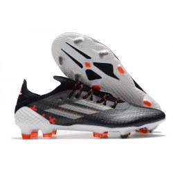 adidas X Speedflow.1 FG Soccer Shoes Core Black White Vivid Red