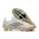 adidas X Speedflow.1 FG Soccer Shoes White Core Black Metallic Gold Melange