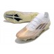 adidas X Speedflow.1 FG Soccer Shoes White Core Black Metallic Gold Melange