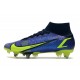 Nike Mercurial Superfly VIII Elite SG PRO AC Recharge - Sapphire Volt Blue Void