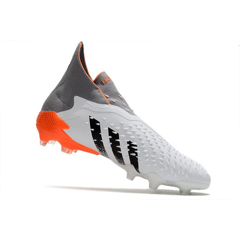 adidas Predator Freak FG Shoes WhiteSpark White Iron Metal Solar Red