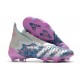 adidas Predator Freak + FG Shoes Silver Blue Pink