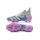 adidas Predator Freak + FG Shoes Silver Blue Pink