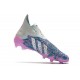 adidas Predator Freak + FG Shoes Silver Blue Pink