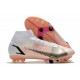 Nike Mercurial Superfly 8 Elite AG Cleat White Black Bright Crimson Pink Blast