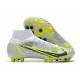 Nike Mercurial Superfly 8 Elite AG White Black Metallic Silver Volt