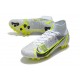 Nike Mercurial Superfly 8 Elite AG White Black Metallic Silver Volt