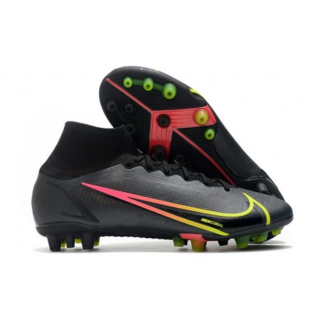 Nike Mercurial Superfly 8 Elite AG Cleat Black Cyber Off Noir