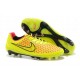 New Nike Magista Opus FG Football Boots - Low Price - Yellow Pink Black