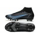 Nike Mercurial Superfly 8 Elite AG Cleat Black Iron Grey