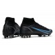 Nike Mercurial Superfly 8 Elite AG Cleat Black Iron Grey