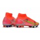 Nike Mercurial Superfly 8 Elite AG Bright Crimson Metallic Silver