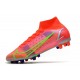 Nike Mercurial Superfly 8 Elite AG Bright Crimson Metallic Silver