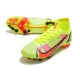 Nike Mercurial Superfly 8 Elite AG Cleat Volt Bright Crimson Black