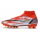 Nike Mercurial Superfly 8 Elite AG Chile Red Black White Total Orange