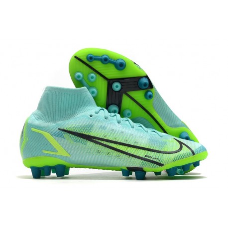 Nike Mercurial Superfly 8 Elite AG Cleat Dynamic Turq Lime Glow