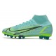 Nike Mercurial Superfly 8 Elite AG Cleat Dynamic Turq Lime Glow